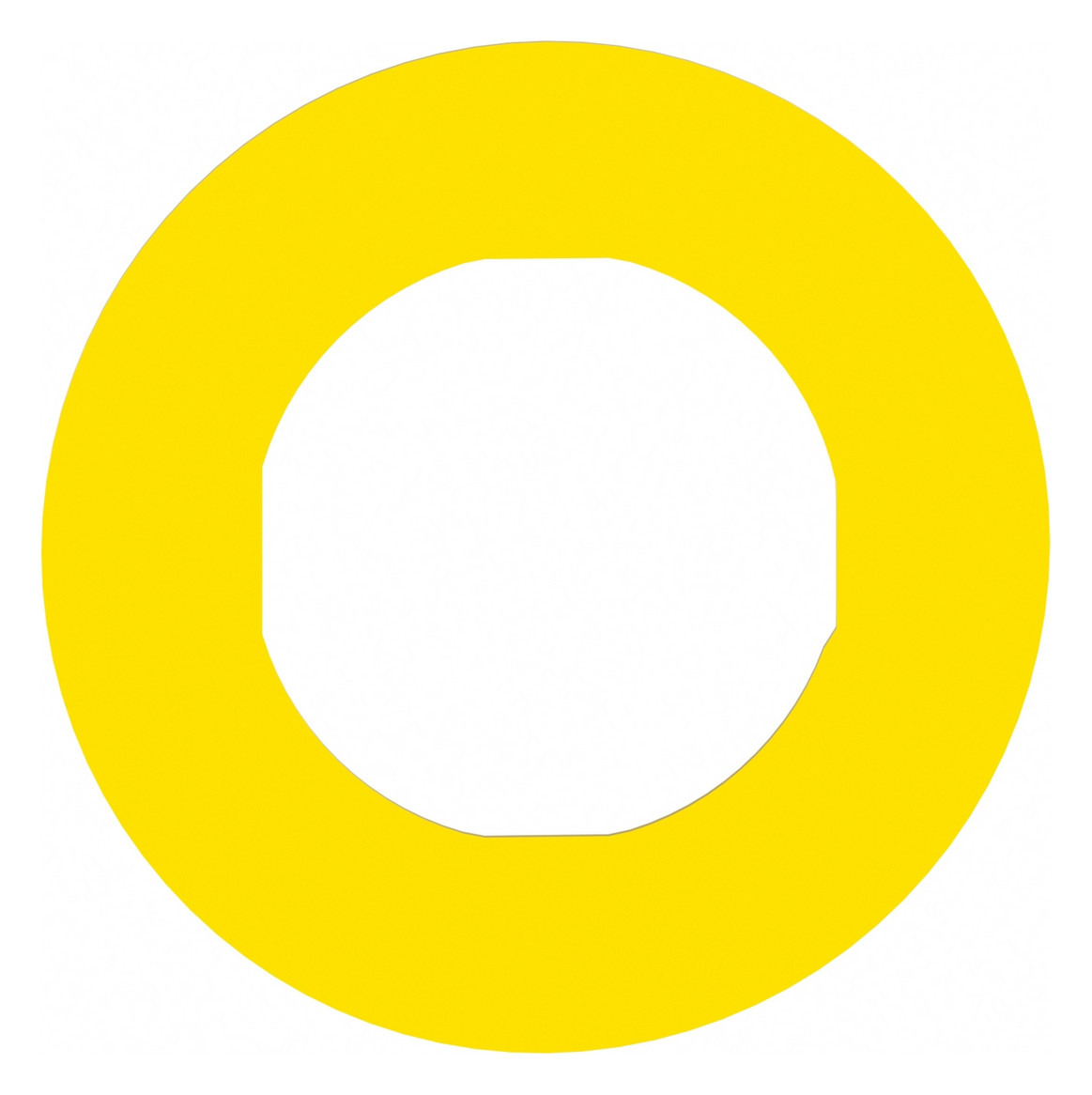 Bezeichnungsschild ge rnd NOT-AUS Ø60mm englisch Bez.Schild Symbol E-Stop