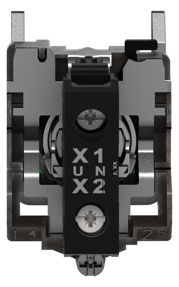 Leuchtmelder komplett 1f LED AC rnd fl Ø22mm IP65 gn