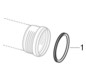 Geberit Rohr Silent PP DN 40, 1500 mm, mit Muffe, schalloptimiert