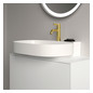 Ideal-Standard Waschtisch Linda-X 1 Hahnloch, ohne Überlauf, 60x50x13,5cm, geschliffen, weiß Ideal Plus