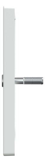 Zentralplatte Sat/TV/Radi System M akws Schraubbef 4f aktivweiß