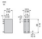 Schaltrelais 1W IP40 12,5x29x19,6mm Steckanschl