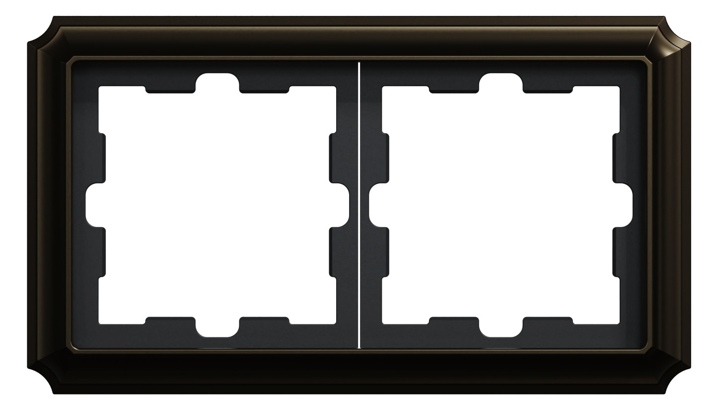 Rahmen 2f mokka glz Metall Edst