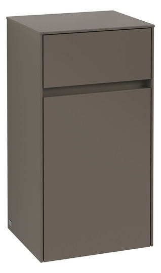 V&B Seitenschrank Collaro 40,4x74,8x34,9cm, Anschlag links, white wood