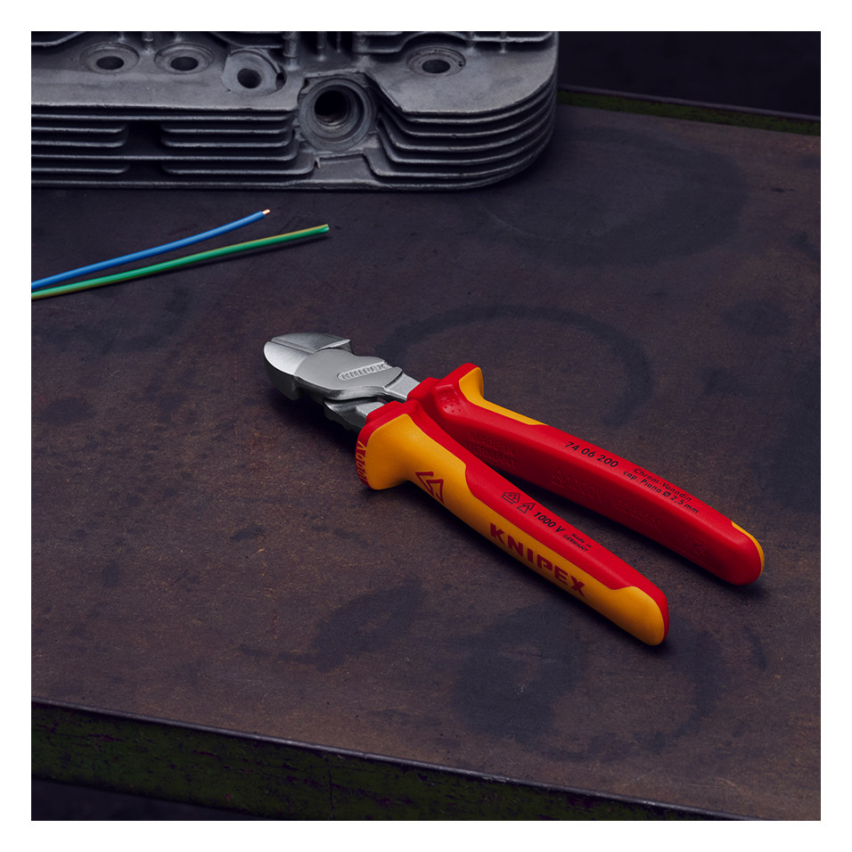 Kraftschneider 200mm 1000V Schutzisoliert 1000V