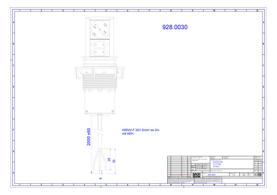 Bachmann ELEVATOR 1xP40 2xEuro  928.0030 
