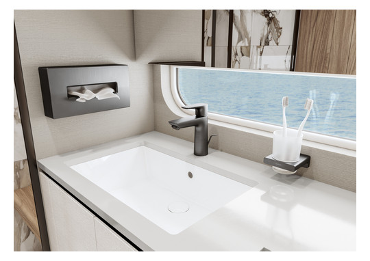 hansgrohe Kosmetiktuchbox AddStoris 265x145mm, Wandmontage, brushed black chrome