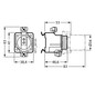 D-Sicherungssockel DII 1p 25A 500V Porzellan m.Abd Schraubbef