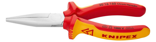 KNIPEX-VDE-Langbeck-Flachzange 3016 - 160 mm