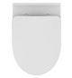 Ideal-Standard Wandtiefspül-WC-Paket i.life A ohne Spülrand, 36,5x54,5x33cm, weiß