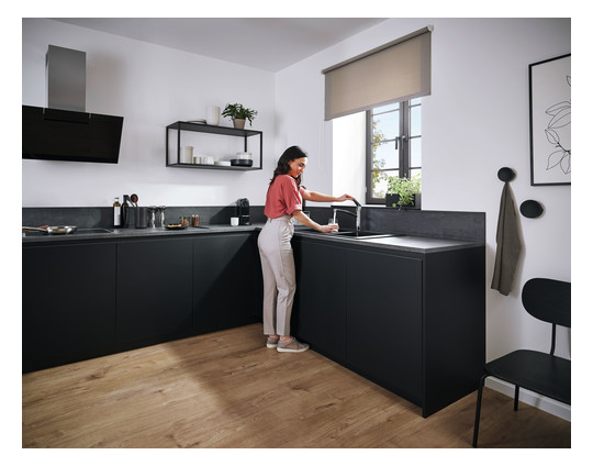 hansgrohe Spültisch-Einhebelmischer 160 Focus M41 1jet, chrom