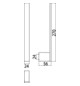 EMCO Reservepapierhalter Loft senkrecht, für 2 Rollen, chrom