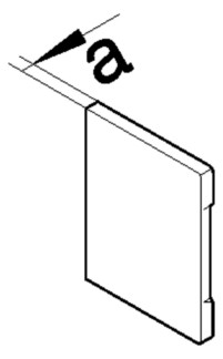 Endstück GEB-K 170x65mm Kst li/re unbeh alu-look hfr aluminiumlook