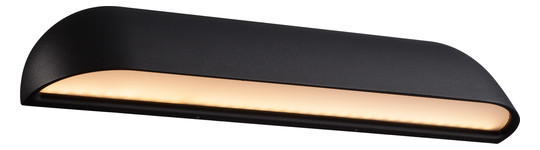 LED-Wandanbauleuchte Front 36 12W 3000K 850lm sw Konv IP44 68x360x68mm