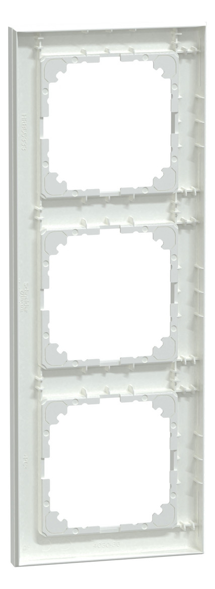 Rahmen 3f akws glz M-Pure Kst f.GEB-K aktivweiß Unterputzmontage Thermopl Rahmen 3f akws glz M-Pure Kst f.GEB-K aktivweiß Unterputzmontage Thermopl