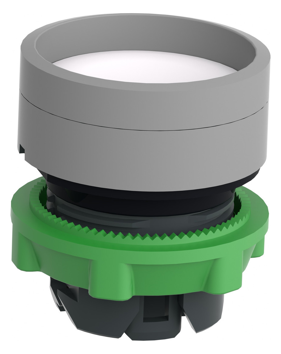 Drucktaster Front 1f ws Ø22mm rnd IP66 Tastend