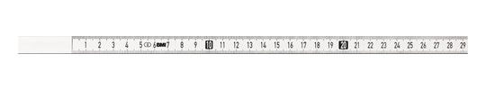 BMI-Bandmaß, selbstklebend, weiß - 10mx13mm,...