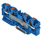 Reihenklemme 0,5-10qmm 1Etage 4kl bl 41A TS35 Hutschiene TH35