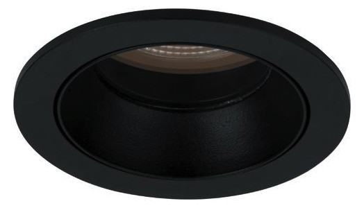 LED-Einbaustrahler 9,2W 4000K 840lm Konv sw mt 1LED Alu IP44 RF:hochglänzend