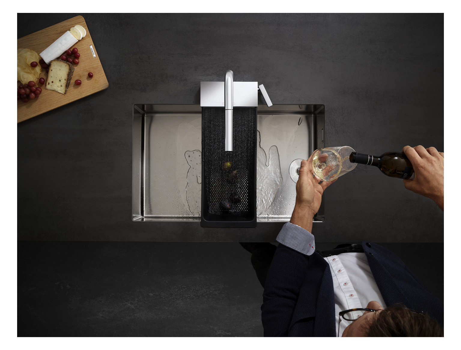 hansgrohe Schneidebrett F16, Eiche