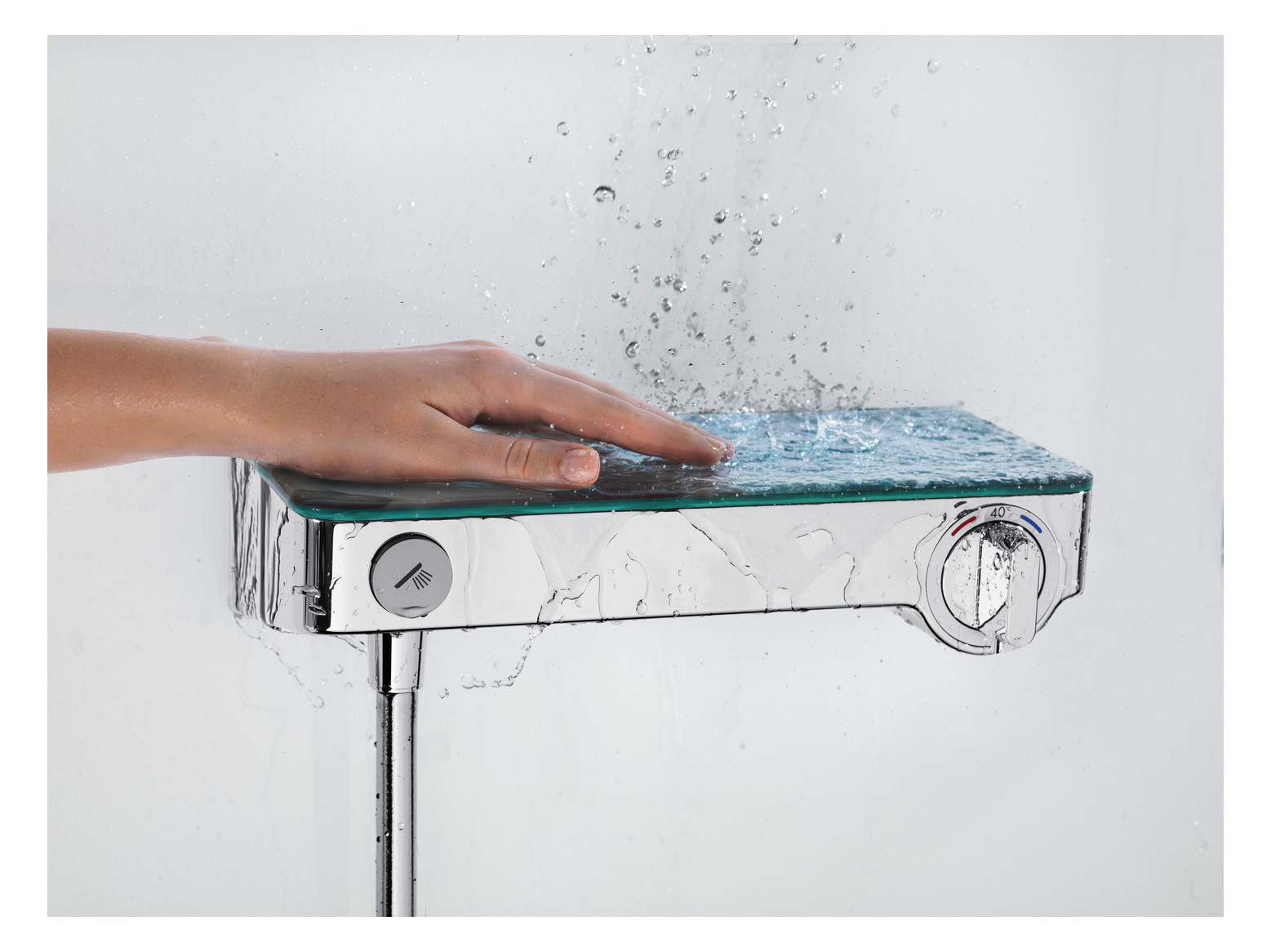 hansgrohe Brausethermostat ShowerTablet Select 300 300x160mm, AP, 1 Verbraucher, chrom