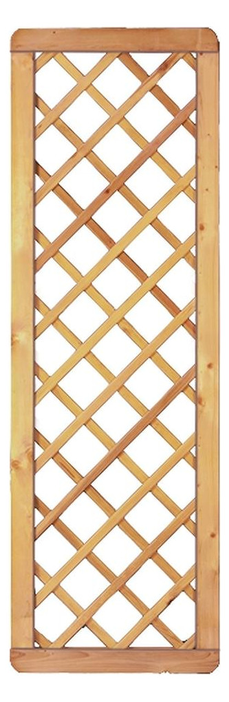Bild Avantgarde 60x180cm Diagonal Rankgitter Rahmen 45/68 mm, kdi-grün Gitter geklamm - n.a.-0