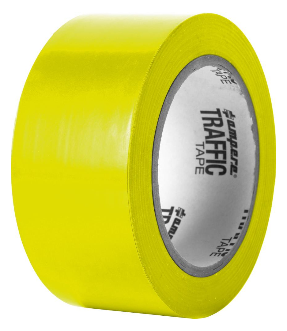 Bild Traffic Tape Standard 0,15 mm Dicke 50mm x 33m Gelb - a.m.p.e.r.e.-0