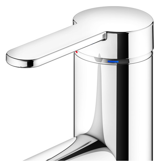 KEUCO Waschtisch-Einhebelmischer 60 IXMO Flat Ausladung 89mm, ohne Ablaufgarnitur, verchromt