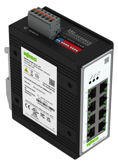 WAGO 852-102/000-001 Industrial-Switch 8 