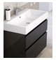 Kaldewei Aufsatz-Waschtisch PURO 3158, 90 x 46 cm, cool grey 70, mit Überlauf, 3 Hahnlöcher