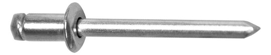 GOEBEL-Blindniet, Stahl/Stahl, Flachrundkopf - 5,0x10mm...