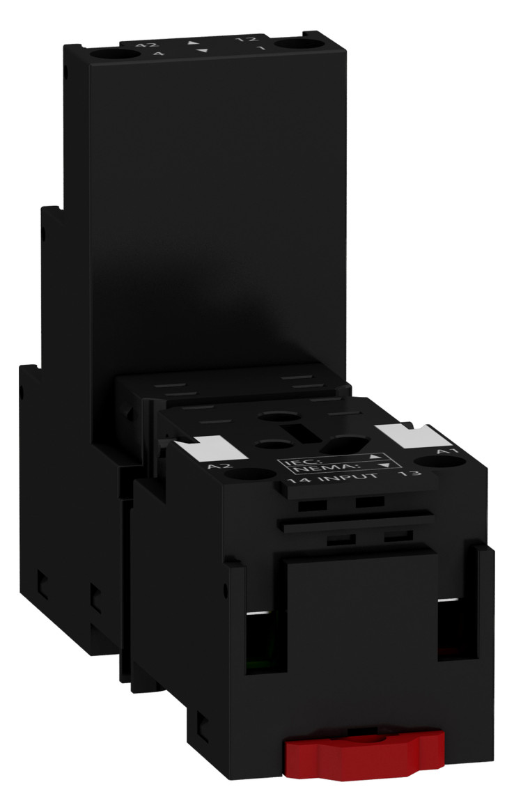 Relaissockel Steckanschl TS35 8Pins 27x79x61mm Hutschiene TH35