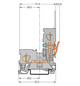 Reihenklemme 0,08-4qmm Serie 769 1Etage 2kl gr 32A Hutschiene TH35