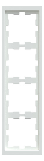 Rahmen 4f lows glz D-Life Kst f.GEB-K Unterputzmontage Thermopl