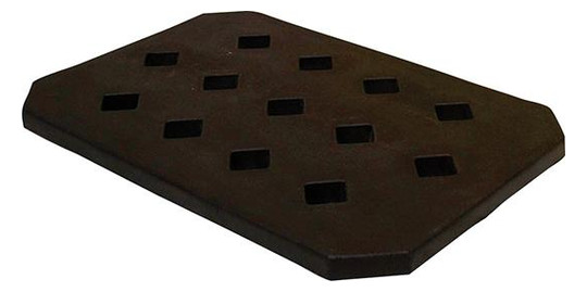 Gitterrost für PE-Auffangwanne - 57,5x37,5x2,5cm