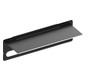 KEUCO Handtuchablage Edition 400 600mm, Aluminium silber-eloxiert, mit Wandplatte ESG, Glas cashmere klar