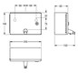 Aquarotter Seifenspender Rodan 200x140x132mm, für Aufputzmontage, Chromnickelstahl seidenmatt