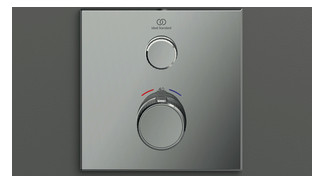 Ideal-Standard Fertigmontageset CeraTherm Navigo für UP-Brausethermostat, eckig, Chrom