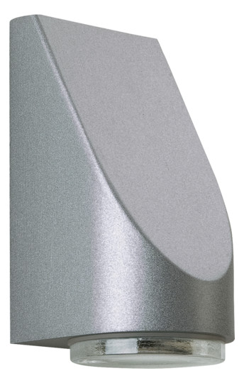 Wandanbauleuchte 50W HV si IP43 GU10 115x100x190mm