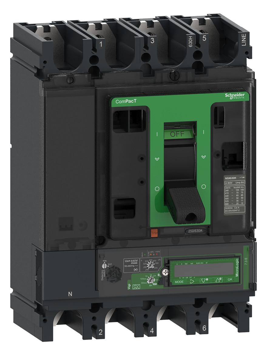 Leistungsschalter 400A 4p 160-400A/In m.UnterSpgsausl Motorantrieb optional