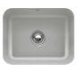 V&B Unterbauspüle Cisterna 60C mit Ablaufgarnitur, Handbetätigung, fossil CeramicPlus