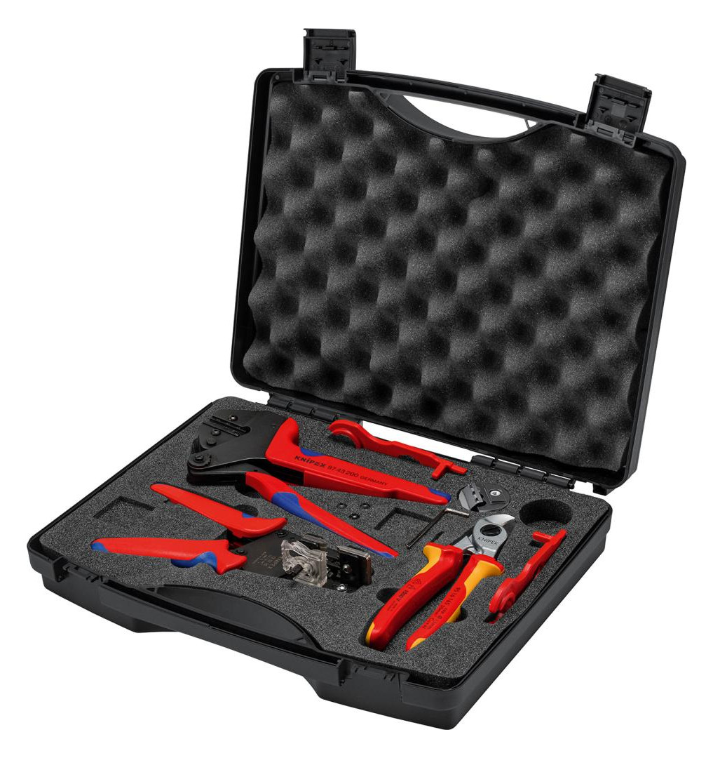 Bild Werkzeugkoffer 7tlg. Photovoltaik MC4 97 91 04 V02 KNIPEX-0
