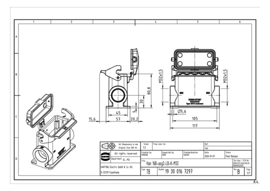 HART Han 16B-asg2-LB-K-M32   19300167297 
