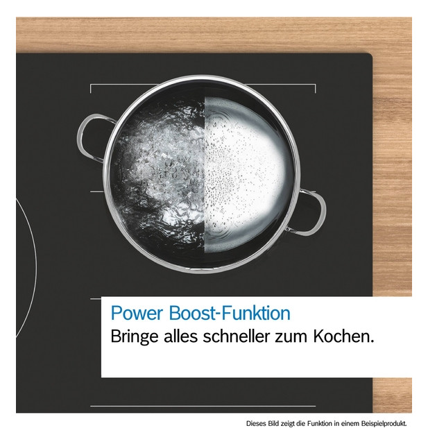 Glaskeramikfeld autark Alu Zweikreisz 306x527mm