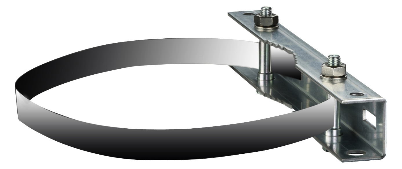 Mastbefestigung St vz Ømax215mm 100kg