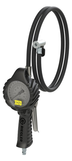 RIEGLER-Hand-Reifenfüllmesser, geeicht - 0-12 bar,...