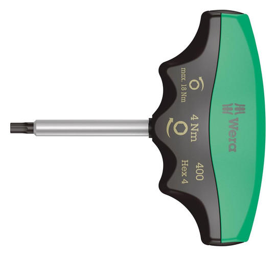 Wera-Drehmomentindikator mit T-Griff 400Hex - 4,0Nm, SW4