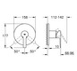GROHE Fertigmontageset Lineare UP-Brause-Einhebelmischer, chrom