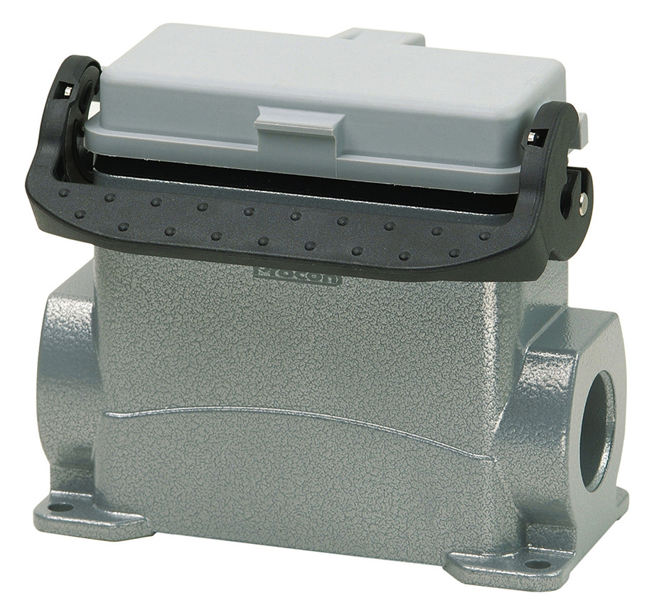 Sockelgehäuse Längsbügel Alu Klappd IP65 117x68x57mm seitl