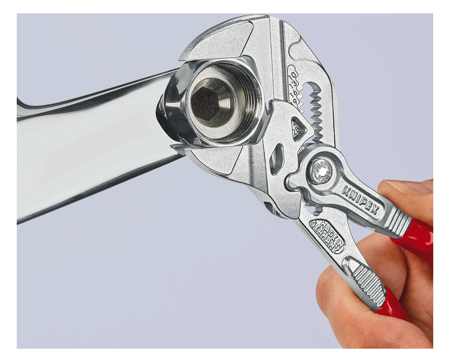 Zangenschlüssel SW40 B8mm L180mm isol